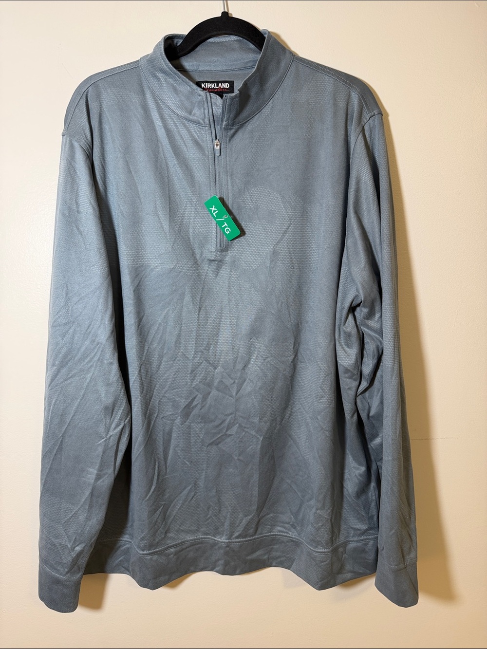 Kirkland Signature Lightweight Quarter-Zip Pullover - Slate
